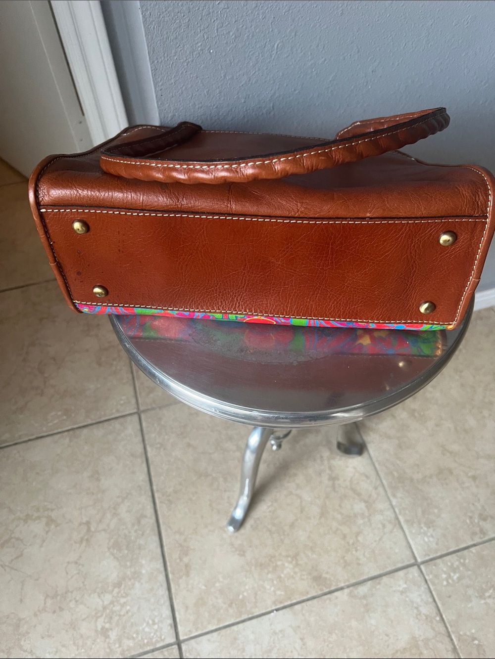 Patricia Nash | Tropicana Summer Festival Collection Leather Pineapple Bag - Picture 12 of 13